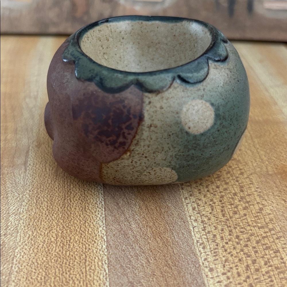 Japan Ceramic Brown Decorative Mini Planter - Pig - Picture 3 of 7